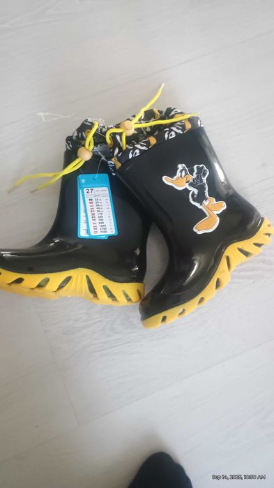 Cizme/incălțăminte ploaie marime 27 Noi
