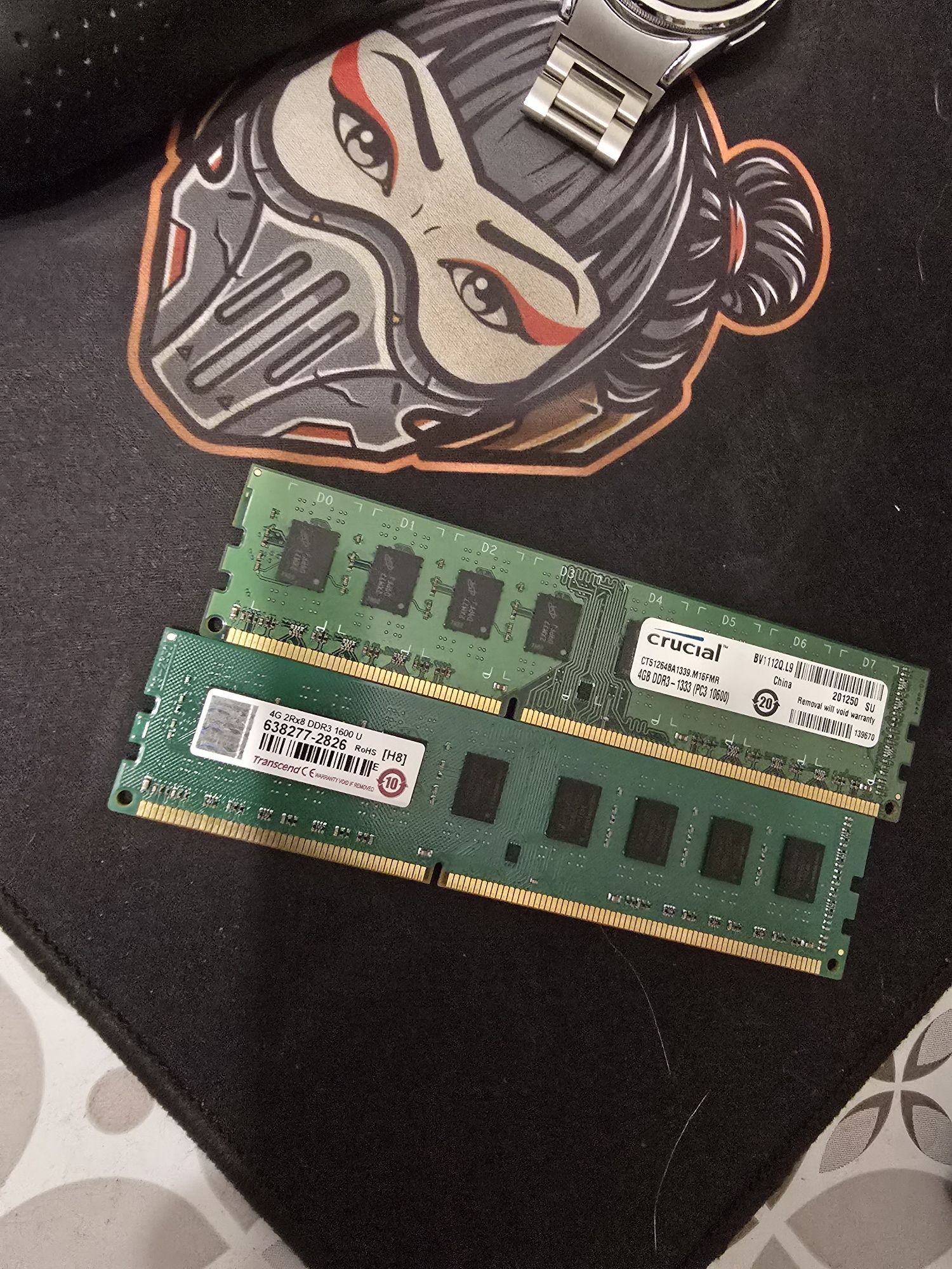 ОЗУ (RAM) DDR3 4GB 2 штуки