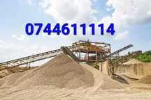Nisip, balast, sort, pamant, refuz ciur, piatra concasata