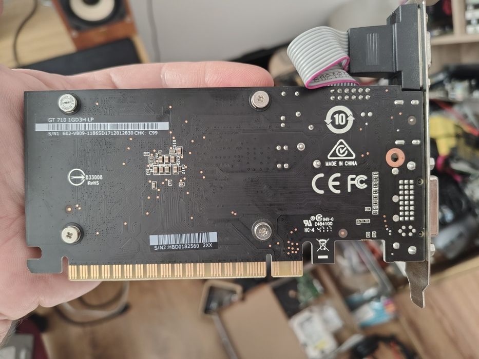 Dezmembrări calculatoare placa video MSI Nvidia GeForce GT 710 1gb ddr