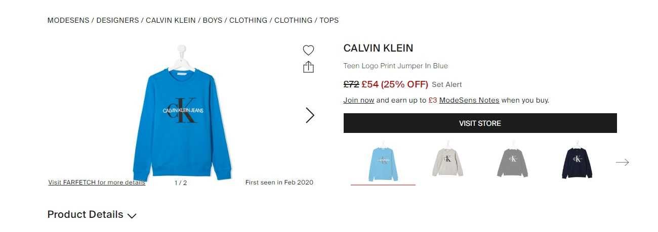 Bluza  Calvin Klein Jeans