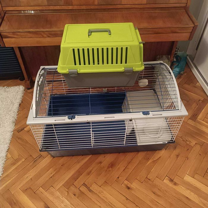 Клетка за зайци + транспортна клетка