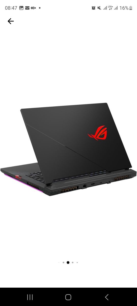 Laptop Gaming ASUS ROG Strix SCAR 15 G532LWS cu procesor Intel® Core™