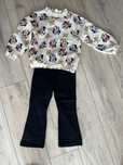 Set hanaroc și pantaloni flared fetite