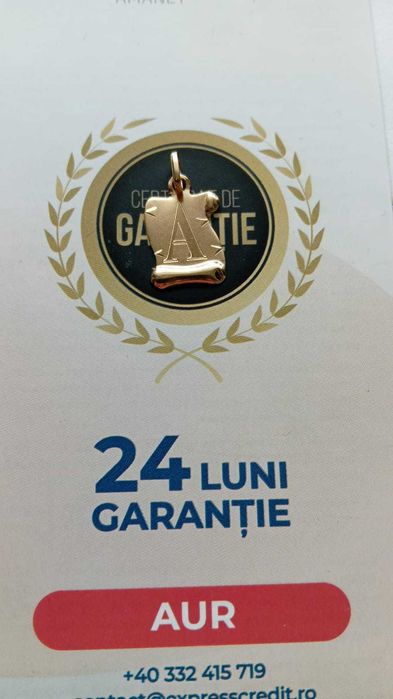 (AG 35) Medalion aur 14K B.33062 / 353 lei