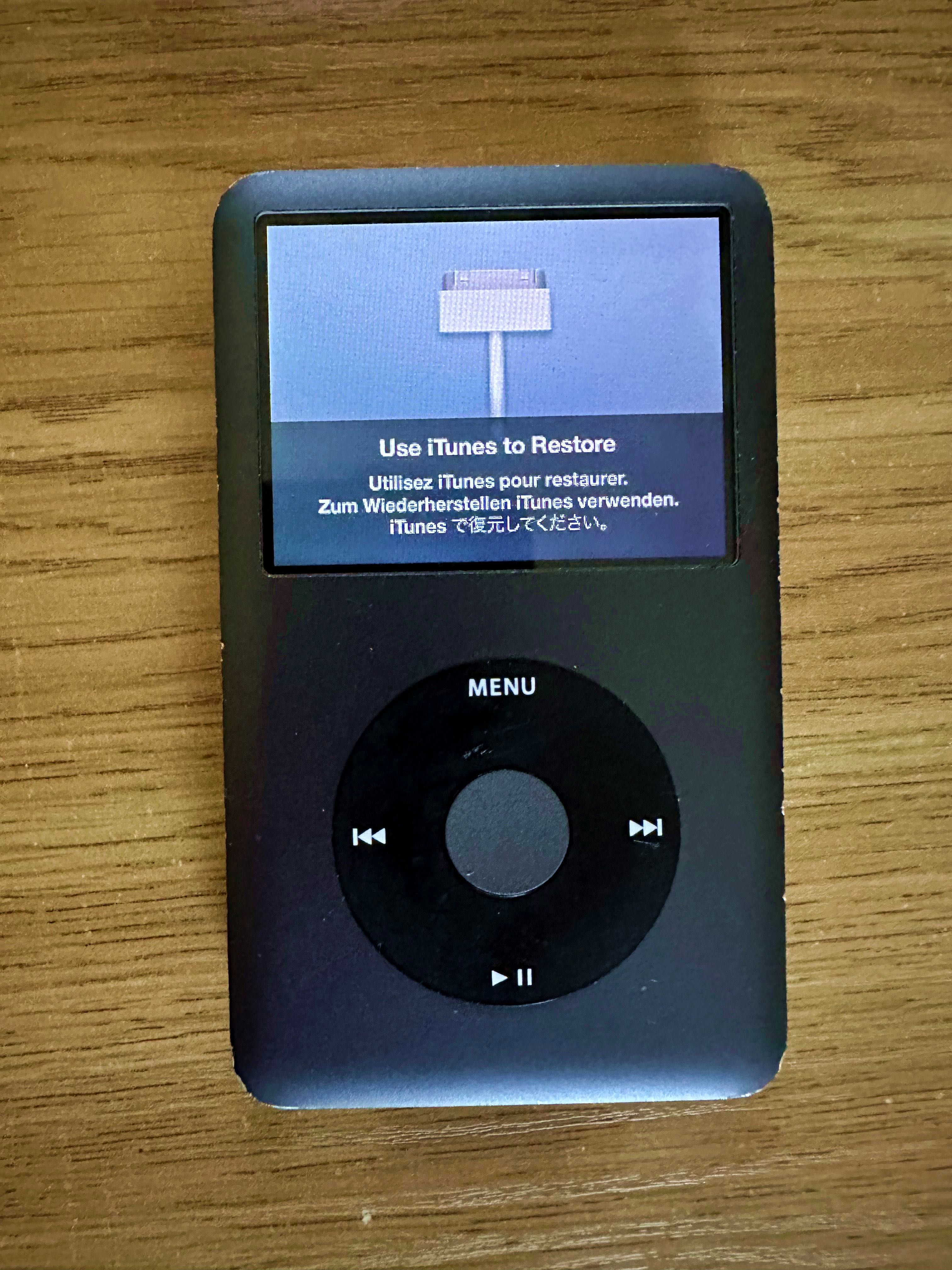 iPod Classic 7-мо поколение 160Gb - за преинсталация