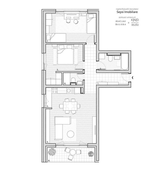 Apartament de vânzare cu 3 camere+loc de parcare în COMFORT RESIDENCE