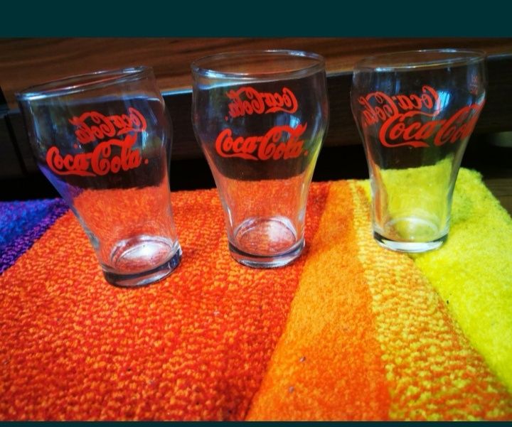 Pahare Coca Cola retro