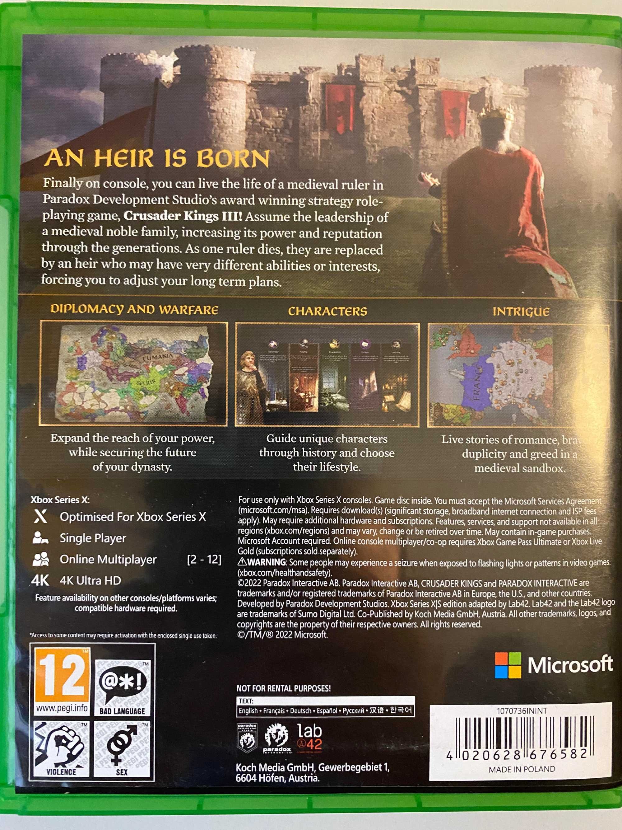Crusader Kings III - pentru Xbox Series X