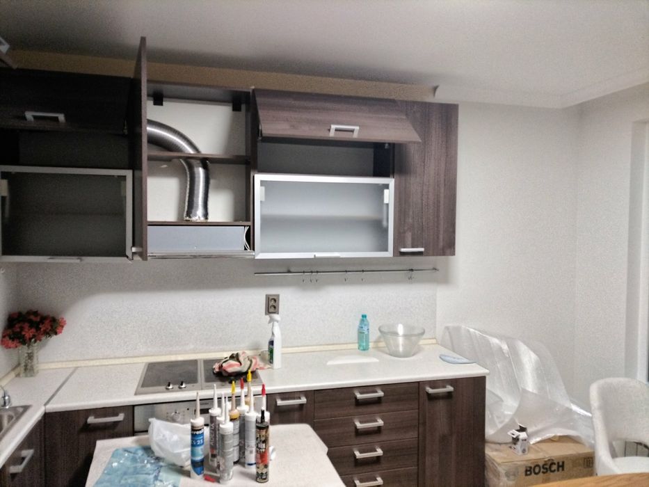 Кухня пдч / стъкло венге