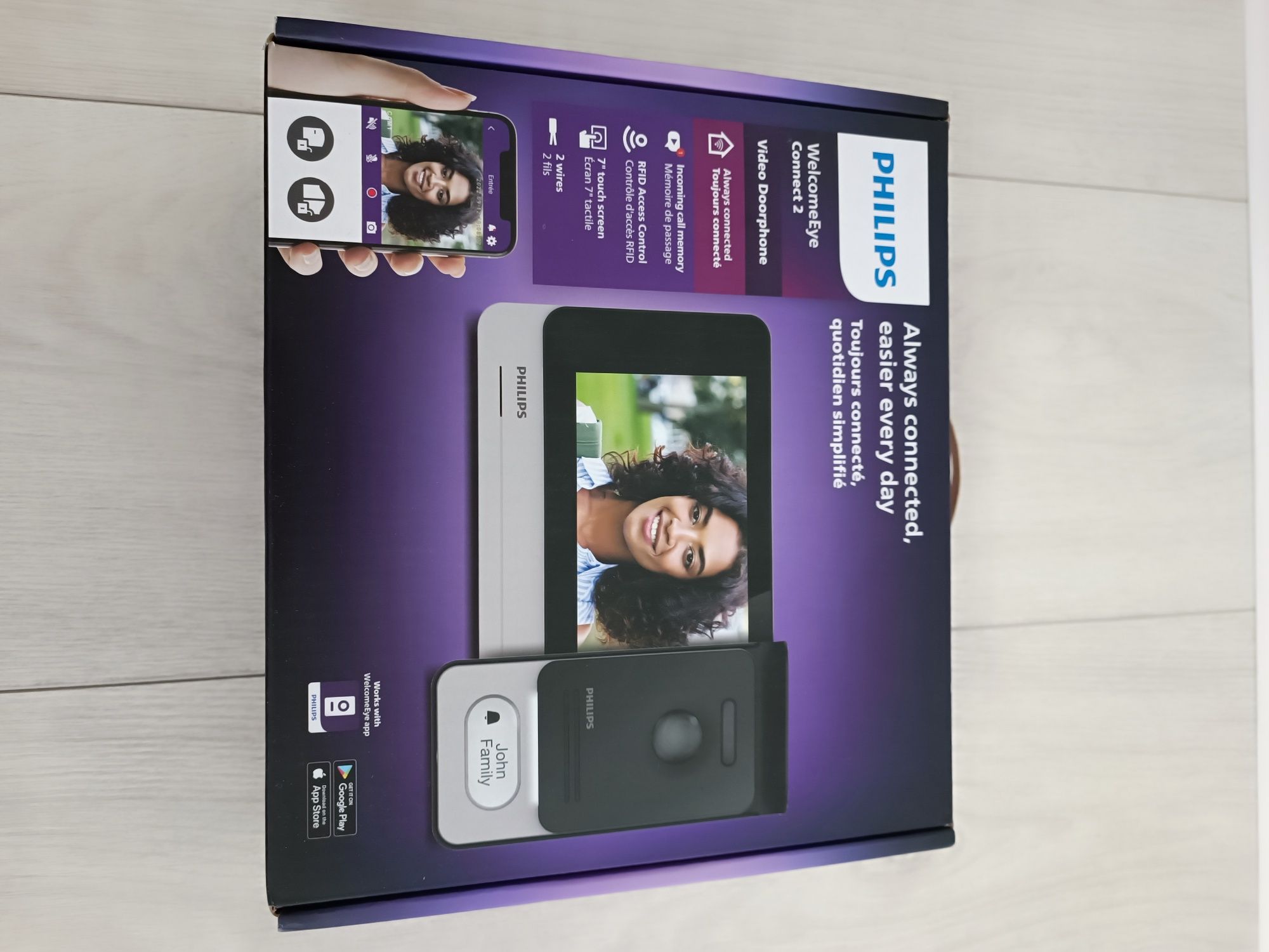 Interfon Philips Welcome Eye Connect 2