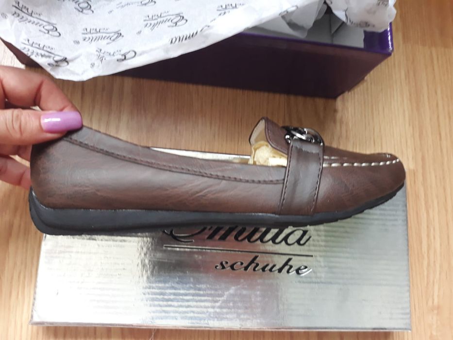 Pantofi 36 piele naturala noi