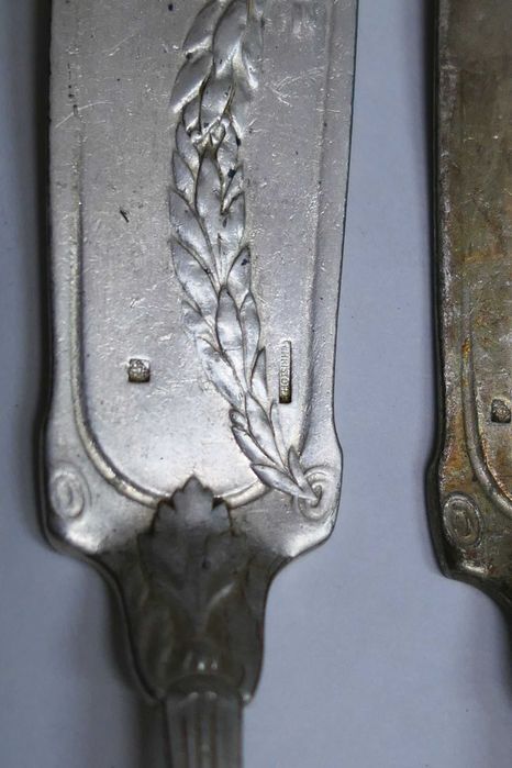 Set 3 Cutite Vintage CRISTOFLE Stanta veche Model decoratiuni