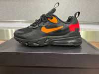 ОРИГИНАЛНИ *** Nike Air Max 270 React / Black Light Smoke Magma Orange