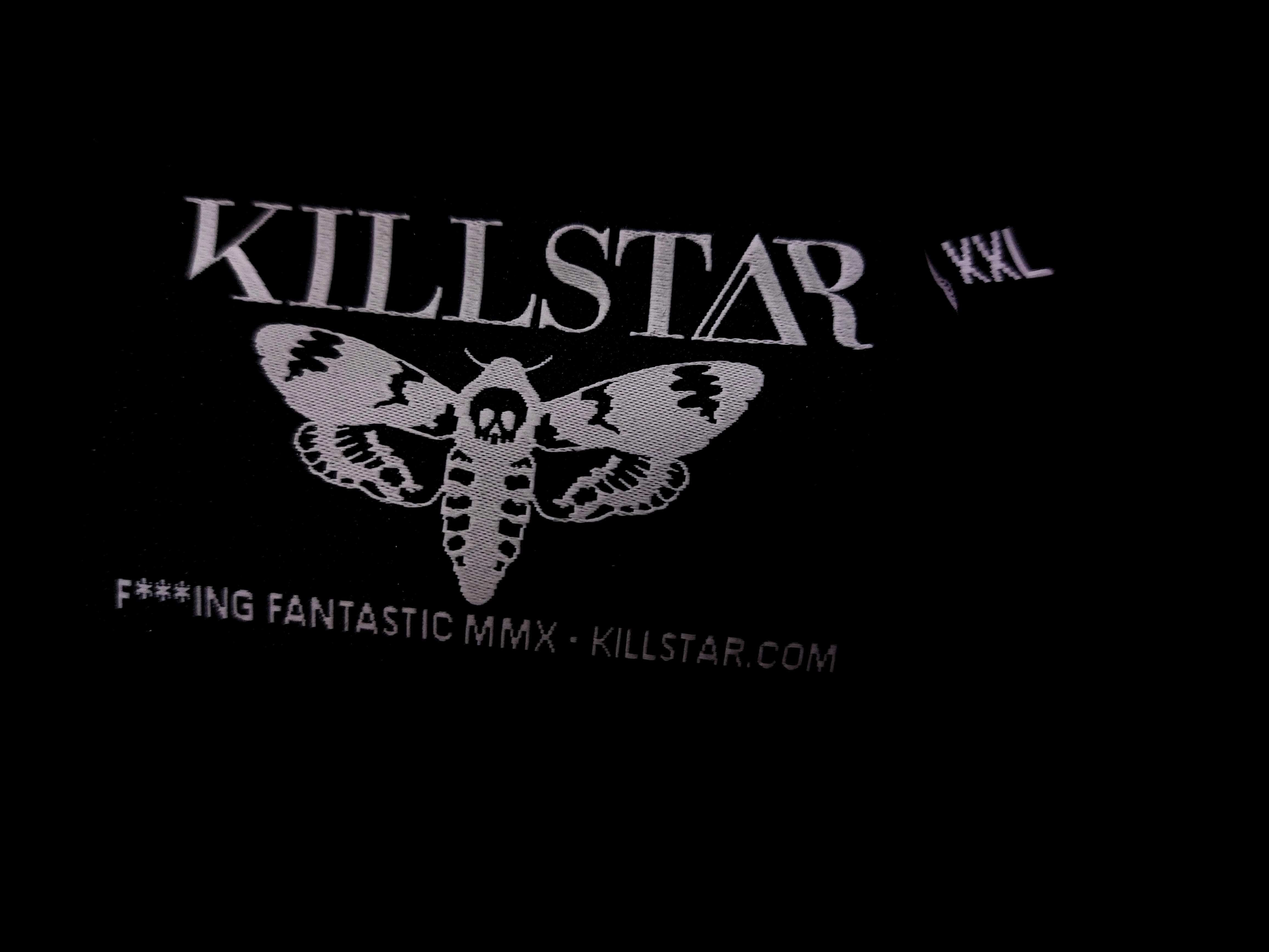 Killstar “This party is shit” Black Goth Crop Hoodie (Bluză/hanorac)