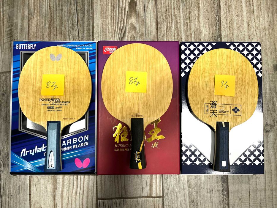 DHS Wang Chuqin, Butterfly Innerforce ALC, Nittaku So-Ten