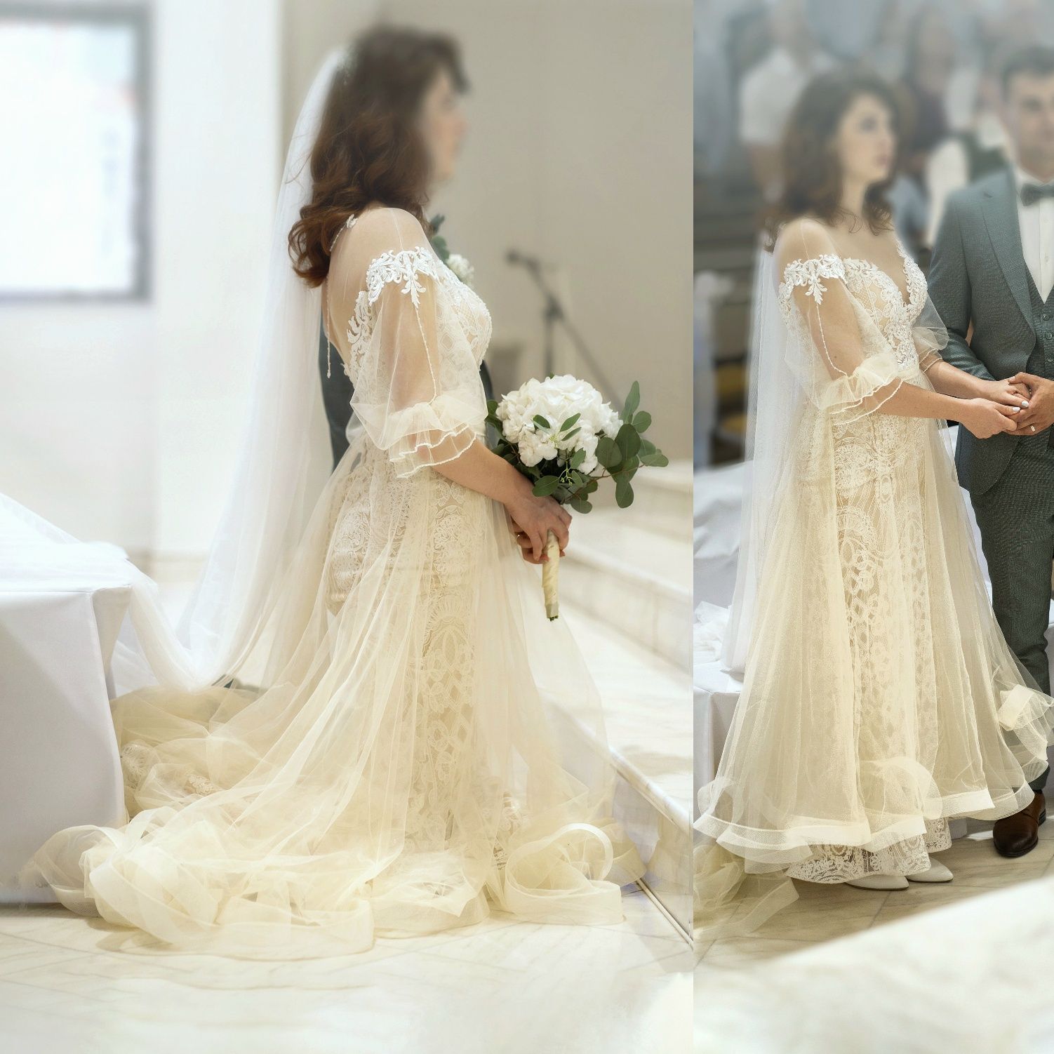 rochie de mireasă, de cununie civilă și accesorii