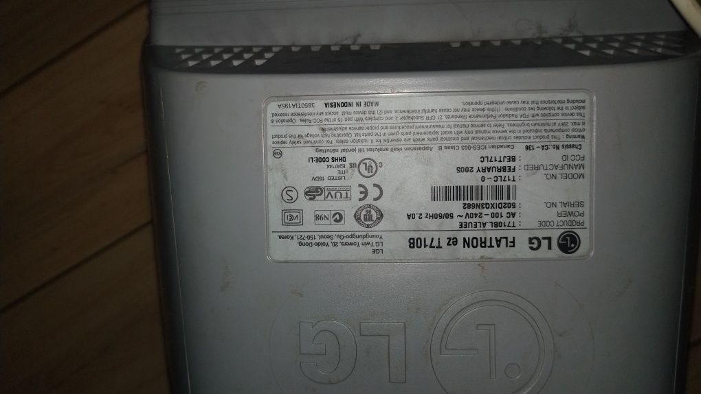Монитор.   LG в много добро техническо състояние