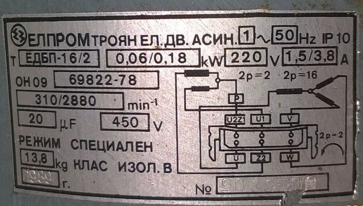Двигател за Πepлa 73 , Πepлa 03 , Πepлa 04