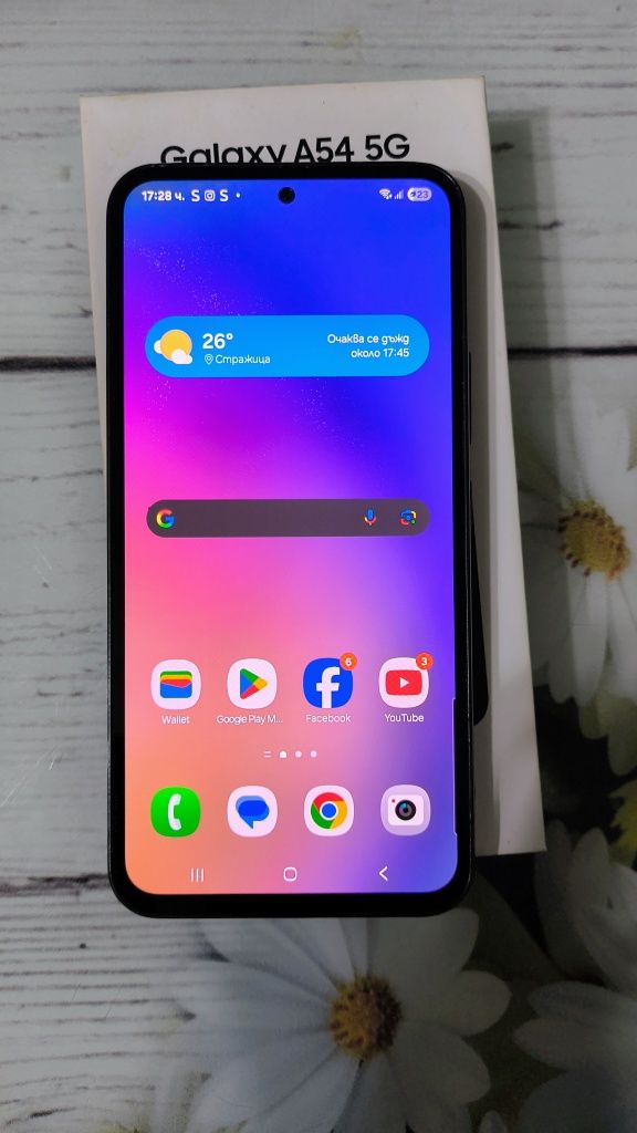 Samsung A54 с кутия