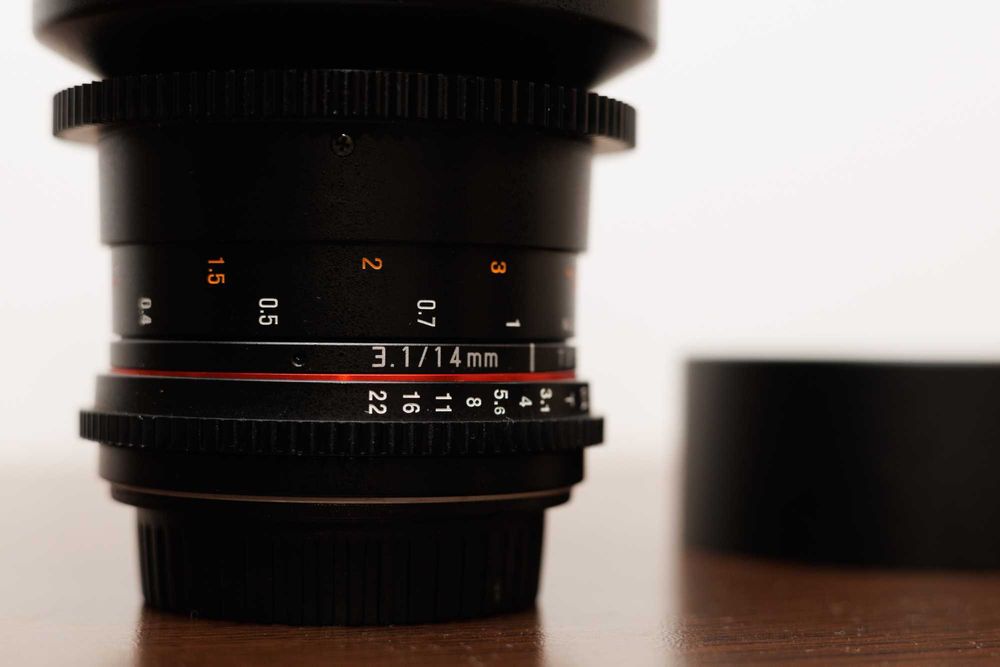 Obiectiv  Foto Video Ultra Wide Samyang 14mm Canon EF