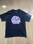 Tricou LIL SYNA – Negru cu imprimeu roz, marime S
