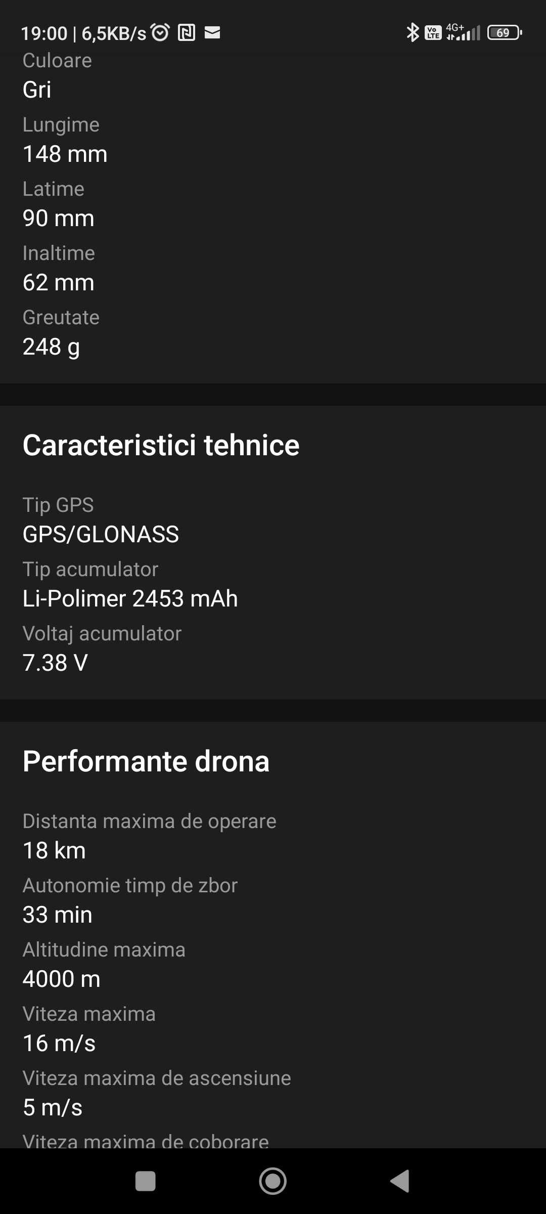 Drona DJI mini 3 + controller