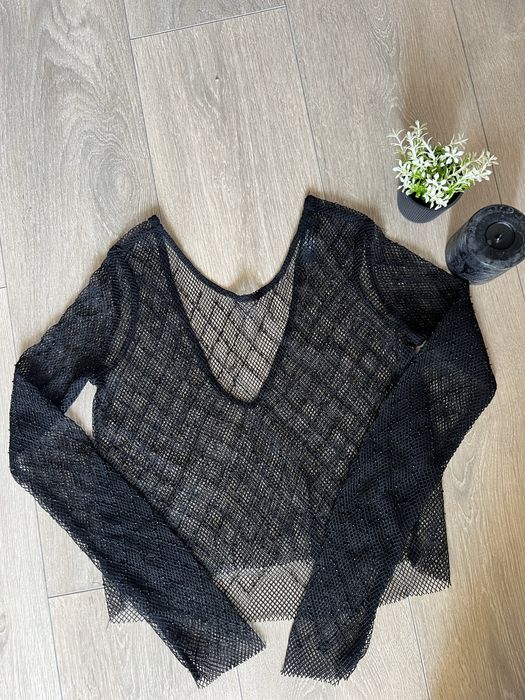 Черен топ Bershka