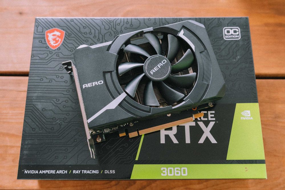 Продавам MSI Aero ITX GeForce RTX 3060 12GB GDDR6 OC Edition