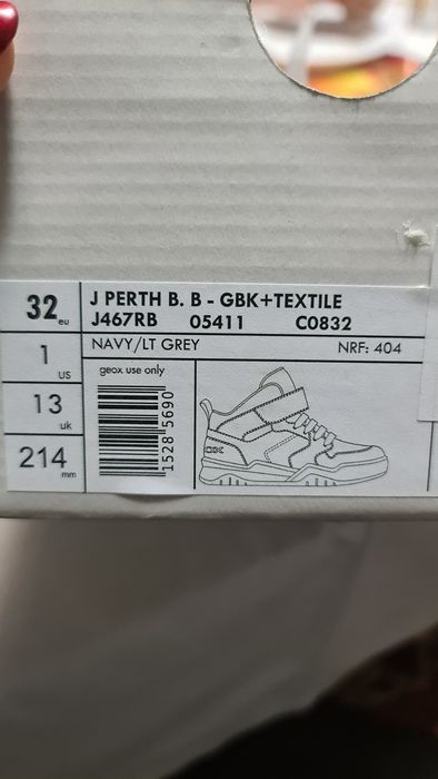 Ghete GEOX copii baieti nr. 32 Noi