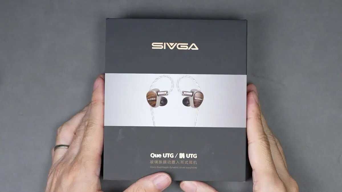 Sivga Que UTG Flat Glass Diaphragm Dynamic Driver IEMs Casti HiFi Noi