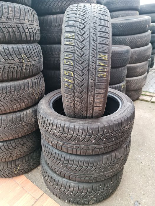 215/50/18" 4 buc CONTINENTAL dot 2018.anv M+S Iarnă.Impecabile.