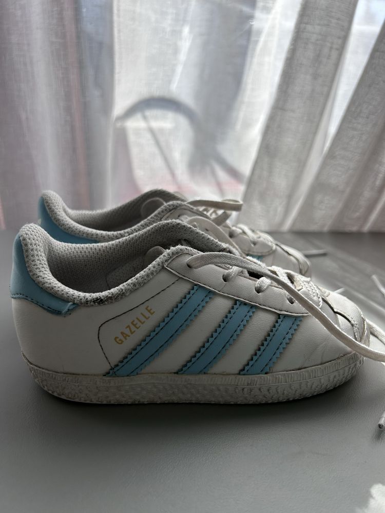Детски маратонки Adidas Gazelle от естествена кожа