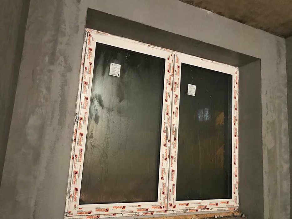 Штукатурим откосы