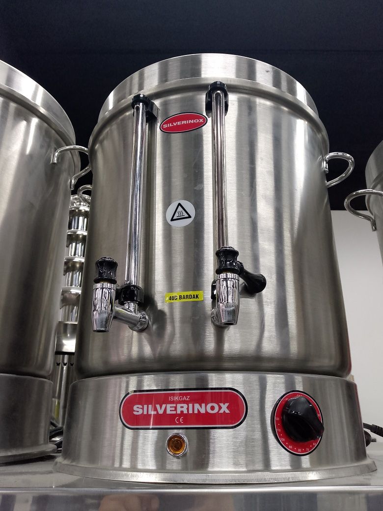 Silverinox bardak samovor choy suv uchun