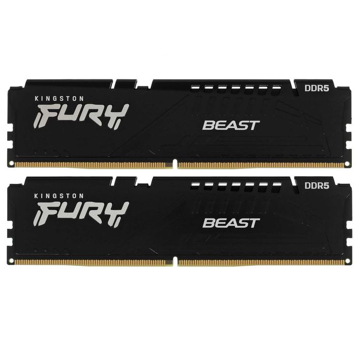 Оперативная память Kingston FURY Beast Black ddr5 32gb kit (2х16gb)