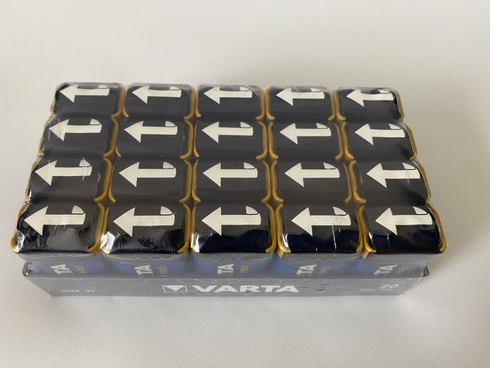 Baterii Varta 9V (Lot de 20 Buc.)