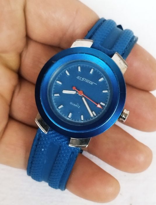 Ceas barbatesc Jet Stream cu quartz, din oțel inoxidabil.