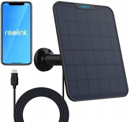 6wСоларен панел  Reolink, с кабел 4м. за камери ,лампи и др.