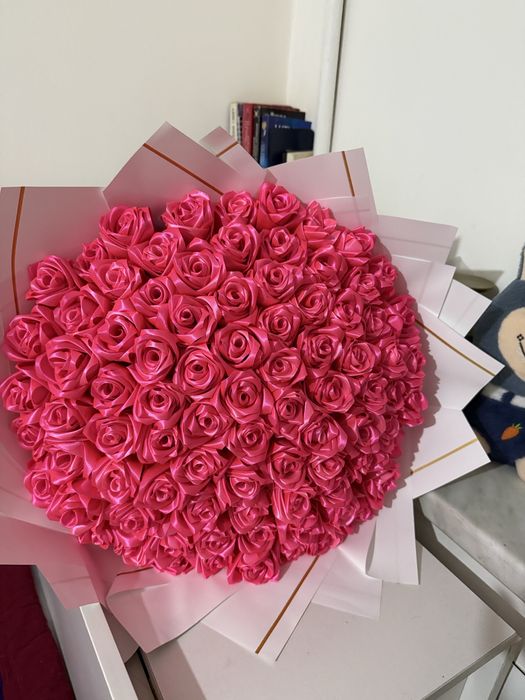 Раушан гүл лента/розы из ленты