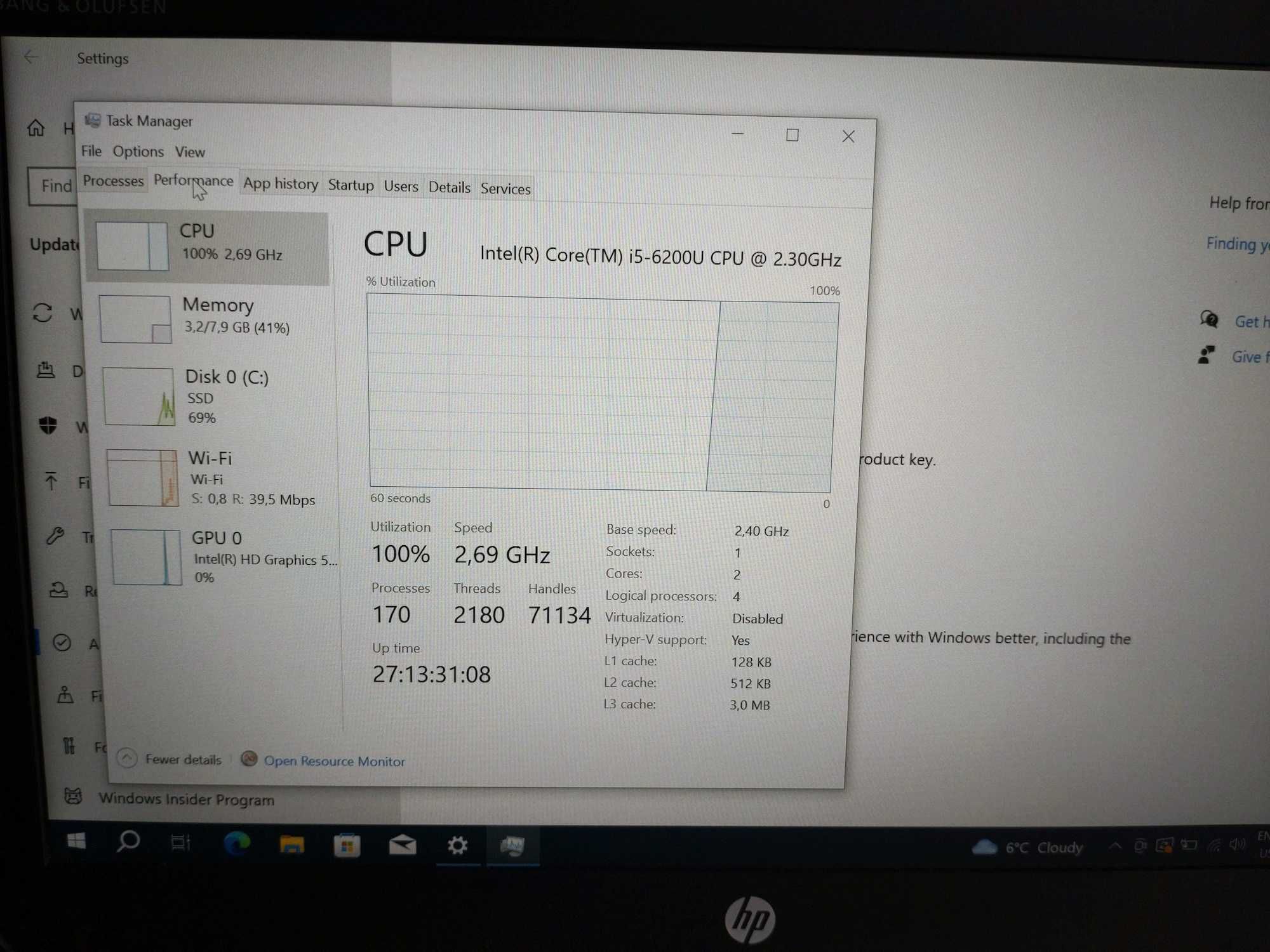 Продавам лаптоп HP EliteBook 820 G3