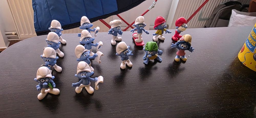 Vand dubluri colecția Strumfii Kaufland