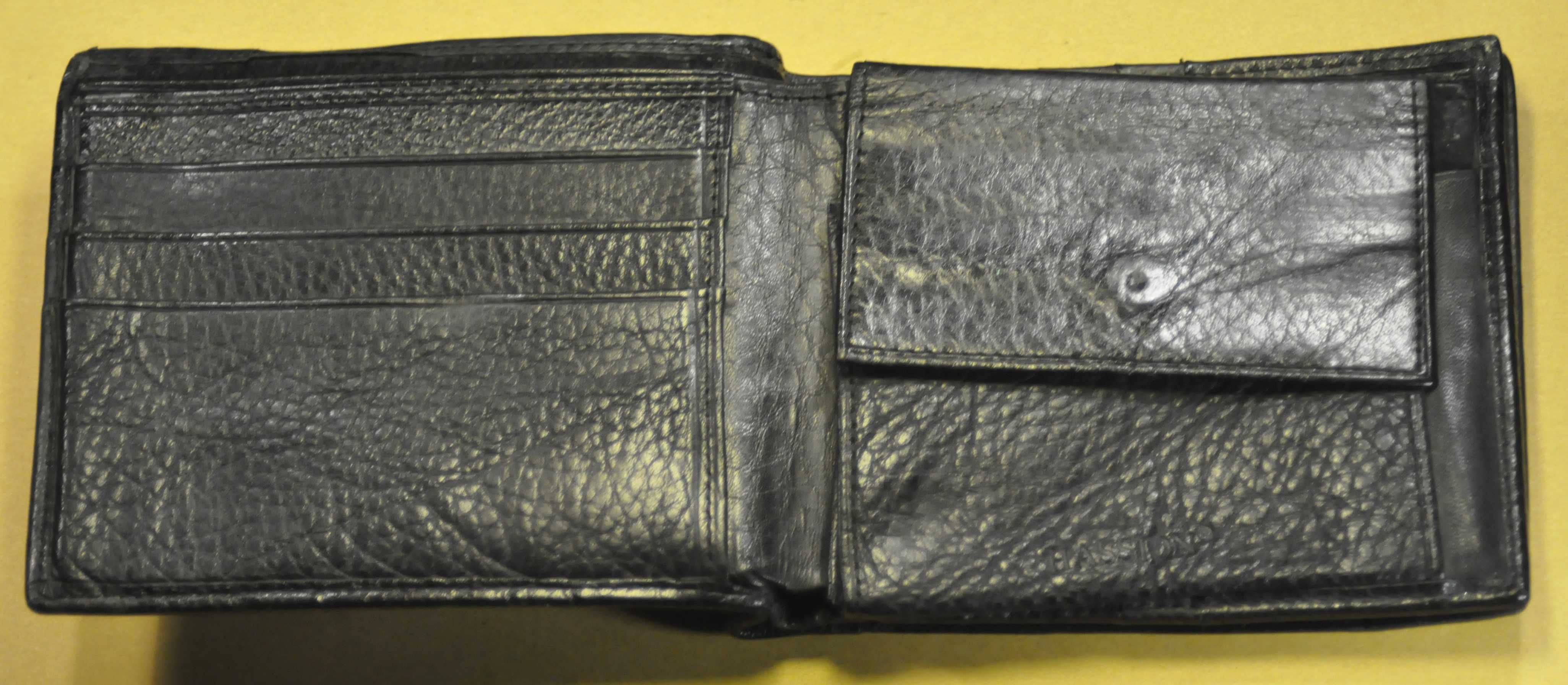 Men's Genuine High Quality Black Leather Wallet