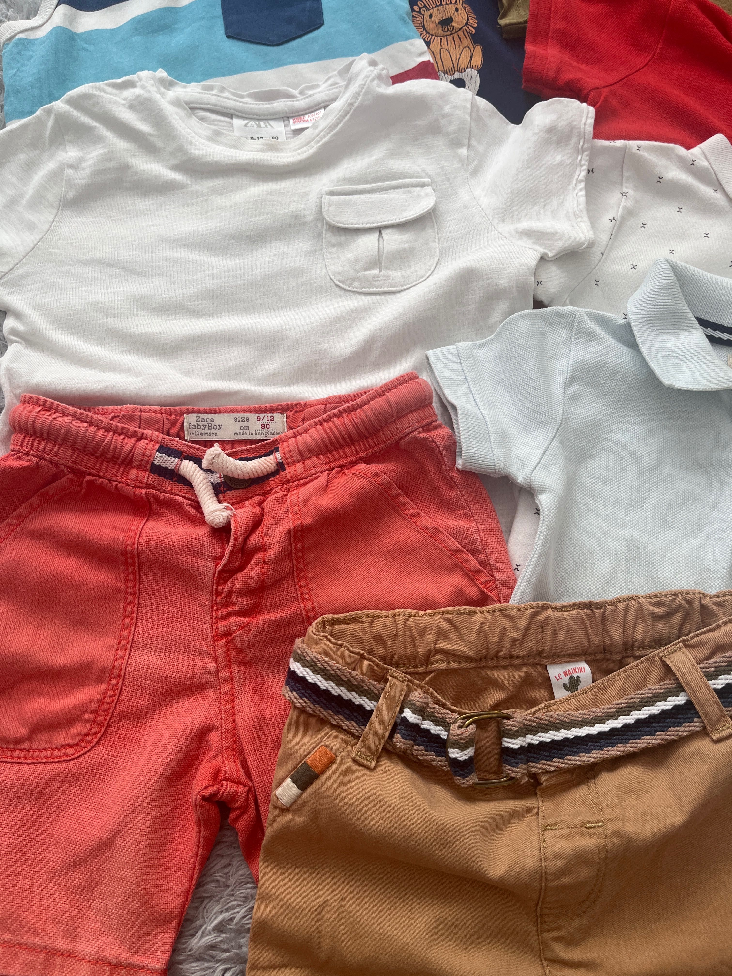 Лот летни дрехи за момче Zara,LC Waikiki -9-12 месеца