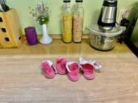 Ботинки Элеганс, набор 4 шт, размер 4 (подошва 5,5 х 4,5 см) розовые