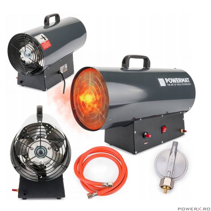 Tun pentru caldura 45KW, incalzitor industrial gaz ardere externa,