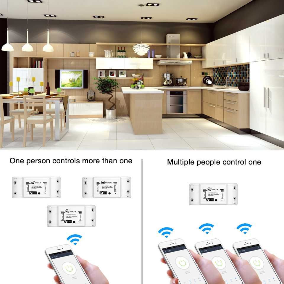 Releu / intrerupator / switch Wi-Fi Smarthome 10A