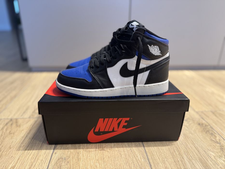 Air Jordan 1 Retro High OG Royal Toe, mărimea 38, stare foarte bună