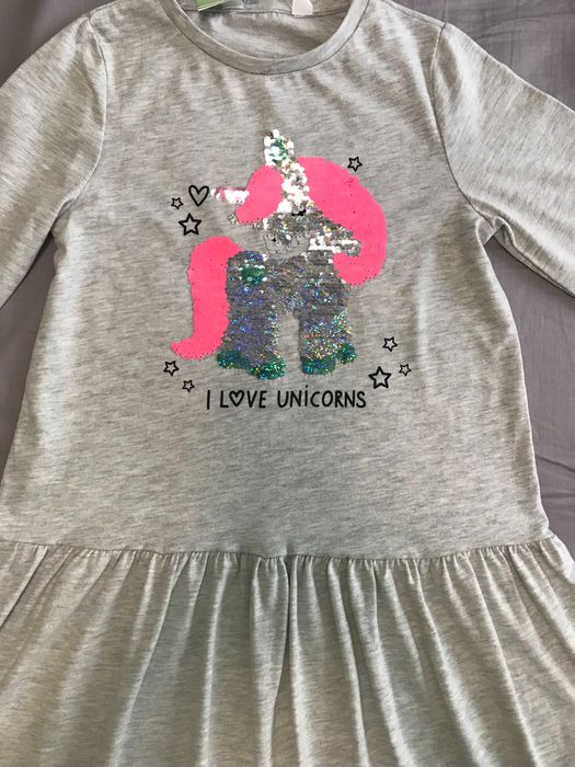 Нова  рокля с пони H&M за момиченце