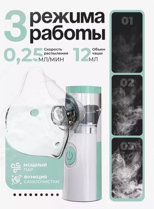 Продам новый MESH Nebulizer ингалятор